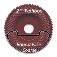 Foredom A-KB25627 2" Typhoon, Flat Disc, Fine, 3/8 Arbor Hole