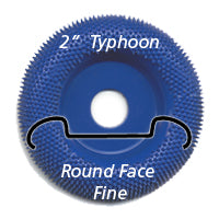 Foredom A-KB25627 2" Typhoon, Flat Disc, Fine, 3/8 Arbor Hole