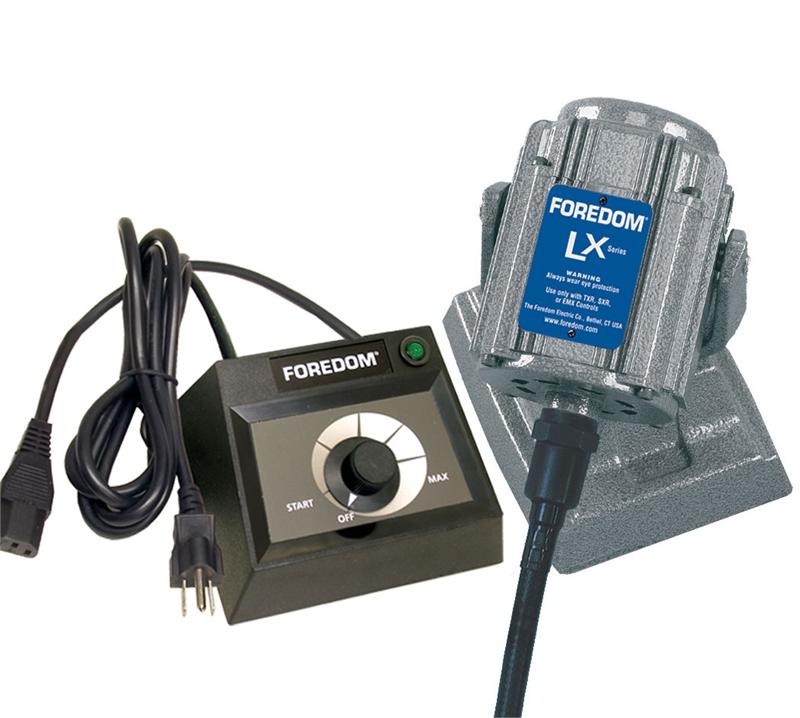 Foredom M.LXBH-TXR Lx Bench Motor W/Sq Drive, Foot Control, 115V