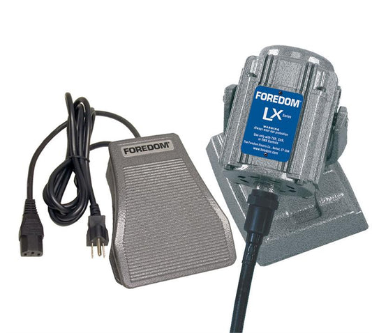 Foredom M.LXB-SXR Lx Bench Motor, Metal Foot Control, 115V