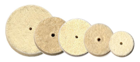 Foredom A-SE1H Felt Bob, Hard, Unmounted, Pack Of 10