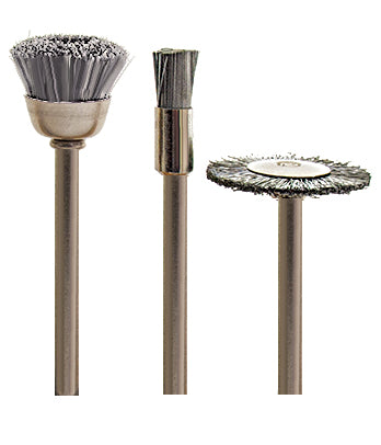 Foredom A-MB78 Mtd Brush,Wheel,Steel, 1/8 Shk