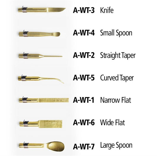 Foredom A-WT-2 Tip, Taper-Straight, Wax Carver