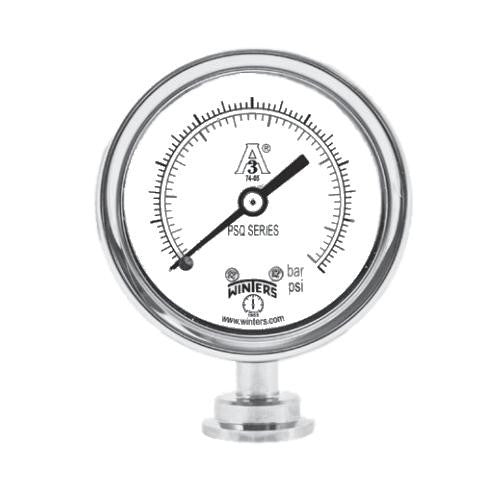 Winters Instruments PSQ34809 Psq 3A All-Purpose Quality Sanitary Gauge
