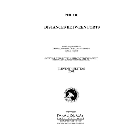 Paradise Clay IHP_PUB151 Pub. 151 - The Distances Between Ports - Book