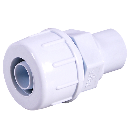 Legend Valves 204-234 3/4" PVC Push-Fit x Spigot Pipe to Tube Adapter