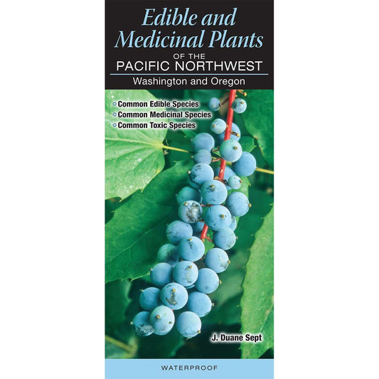 Paradise Clay QRP033 Edible and Medicinal Plants of the Pacific Northwest - Folding Pocket Guide