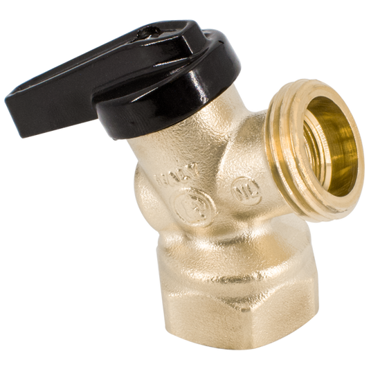 Legend Valves 107-554 1/2" Forged Brass 1/4-Turn Ball Valve Boiler Drain