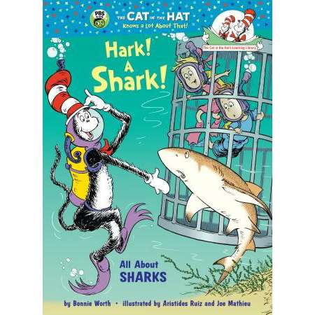 Paradise Clay RAN250 Hark! A Shark! All About Sharks - Hardcover Book