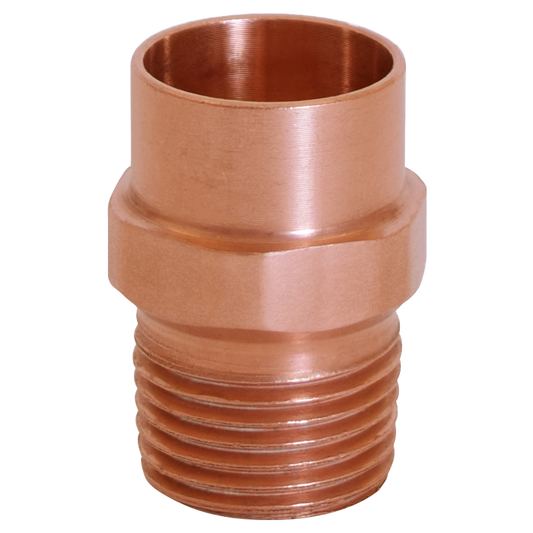 Legend Valves 450-778 1/2" x 1/4" Wrot Copper Sweat x MNPT Reducing Adapter