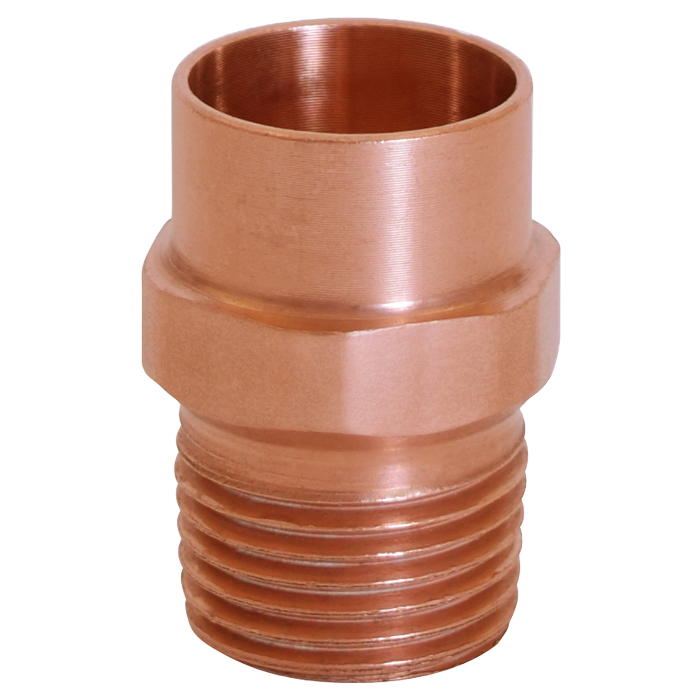 Legend Valves 450-779 1/2" x 3/8" Wrot Copper Sweat x MNPT Reducing Adapter