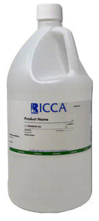 SOS Cleanroom Ricca 9190-1 Purified USP/EP Water, 4L Natural Poly Bottle (4/Case)