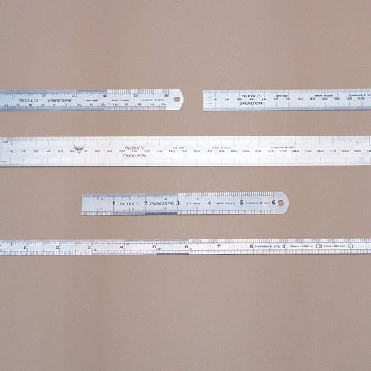 PEC Tools 851-012F 12″ E/M Flexible Round End Rule