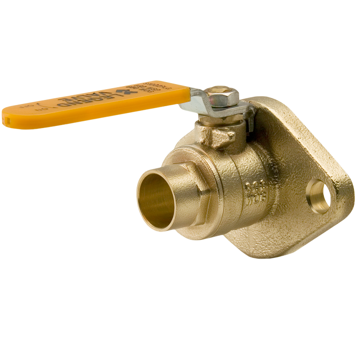 Legend Valves 101-095 1" Forged Brass Flanged Isolation Ball Valve