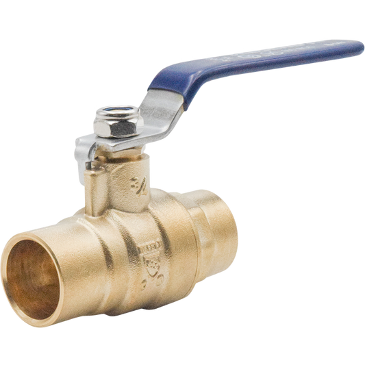 Legend Valves 101-335STNL 1" No Lead DZR Forged Brass Full Port Ball Valve with Stainless Steel Trim