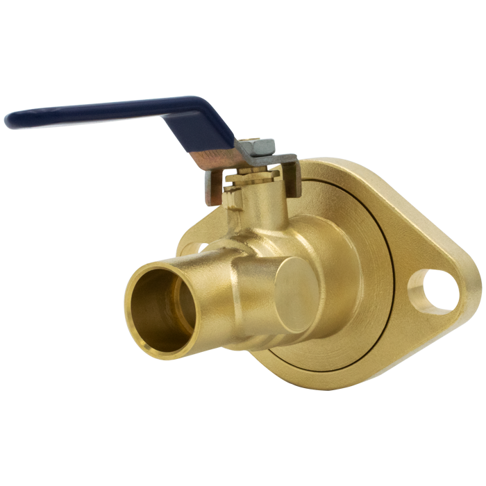 Legend Valves 101-294 3/4" Forged Brass Isolation Ball Valve with Rotating Flange