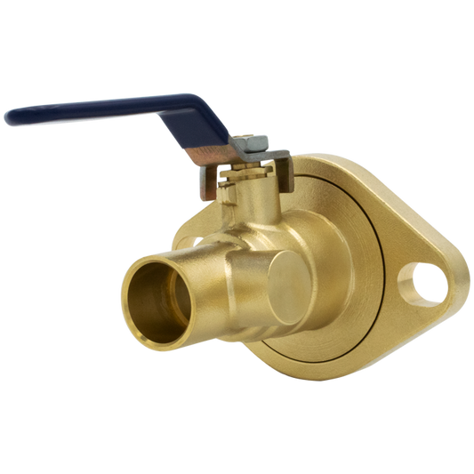 Legend Valves 101-295 1" Forged Brass Isolation Ball Valve with Rotating Flange