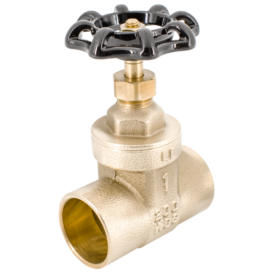 Legend Valves 104-473NL 1/2" No Lead Forged Brass Compact-Pattern Conventional Port Gate Valve