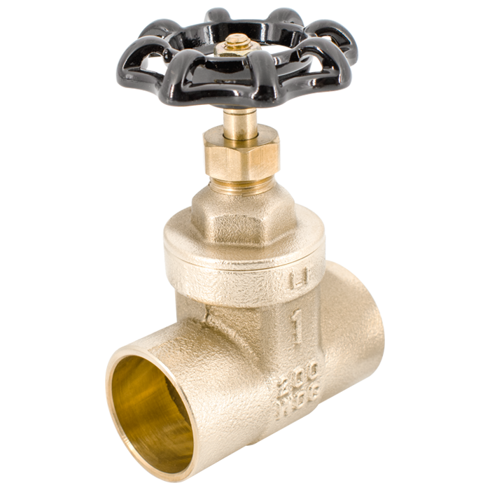 Legend Valves 104-474NL 3/4" No Lead Forged Brass Compact-Pattern Conventional Port Gate Valve