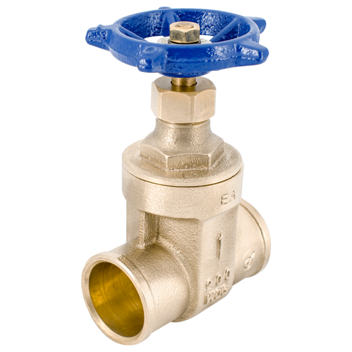Legend Valves 104-725NL 1" No Lead Forged Brass Economy Gate Valve