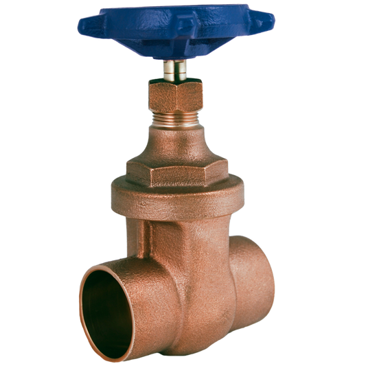 Legend Valves 104-668 2" Cast Bronze Screw-Over Non-Rising Stem Gate Valve