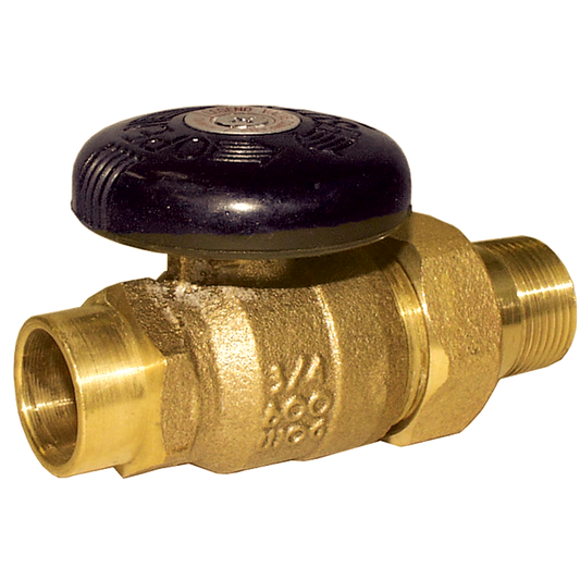 Legend Valves 110-217 1/2" Cast Bronze 1/4-Turn Straight Circulator Valve