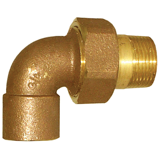 Legend Valves 110-166 3/4" Cast Bronze Sweat Union Elbow