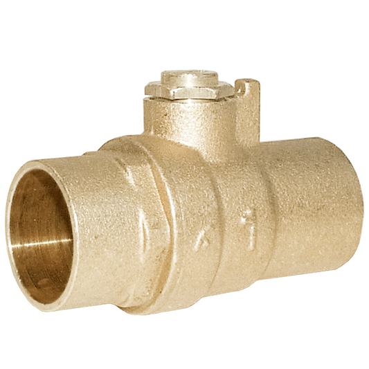 Legend Valves 110-153 1/2" Forged Brass Balancing Ball Valve with Screwdriver Slot