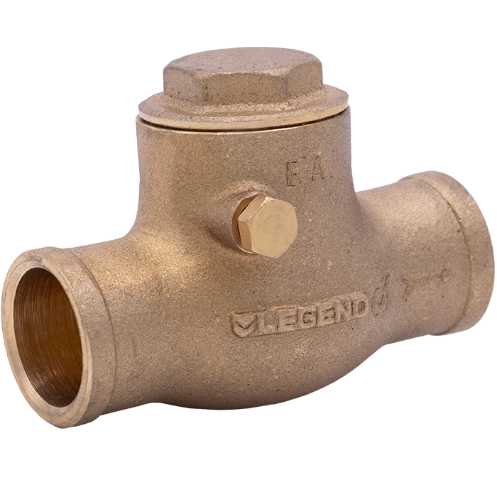 Legend Valves 105-208 2" Cast Brass Swing Check Valve