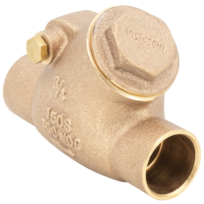 Legend Valves 105-407 1-1/2" Cast Bronze Y-Pattern Check Valve