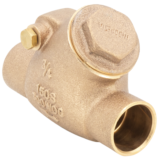 Legend Valves 105-407NL 1-1/2" No Lead Cast Bronze Y-Pattern Check Valve