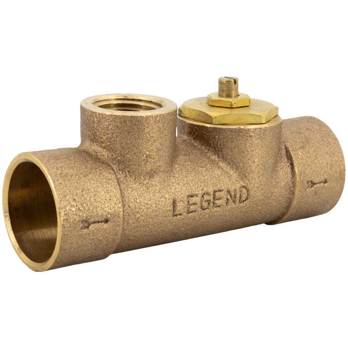 Legend Valves 110-404 3/4" Cast Bronze Purge and Balancing Valve