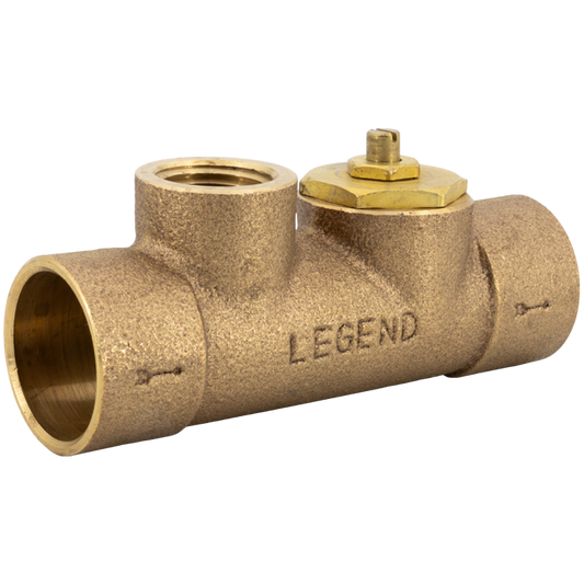Legend Valves 110-404 3/4" Cast Bronze Purge and Balancing Valve
