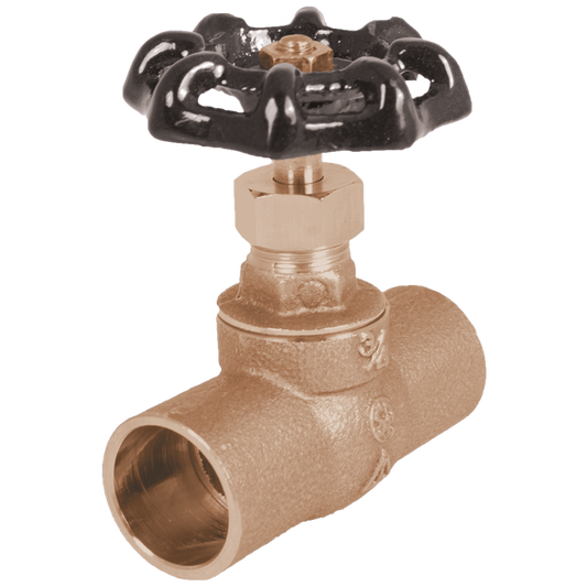 Legend Valves 107-114NL 3/4" No Lead Cast Brass Straight Stop Valve