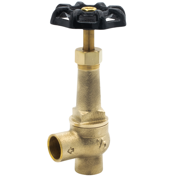 Legend Valves 107-259NL 1/2" No Lead Brass Long Bonnet Stop Valve