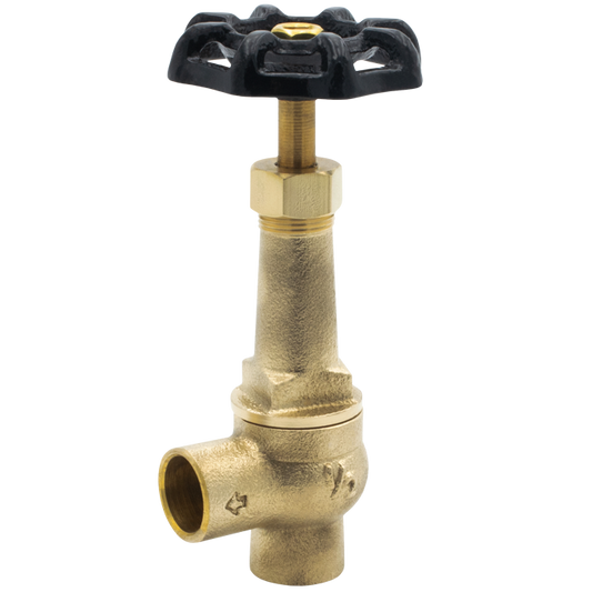 Legend Valves 107-259NL 1/2" No Lead Brass Long Bonnet Stop Valve
