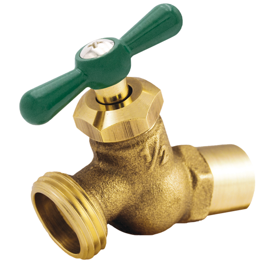 Legend Valves 107-275NL 3/4" No Lead Brass Heavy-Pattern No-Kink Hose Bibb