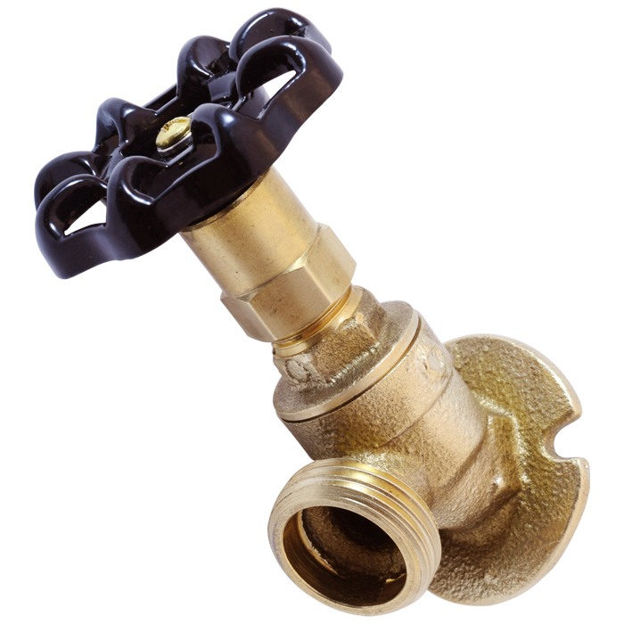 Legend Valves 107-189NL 1/2" No Lead Forged Brass Sillcock with Lockshield