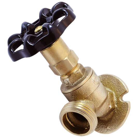 Legend Valves 107-189NL 1/2" No Lead Forged Brass Sillcock with Lockshield