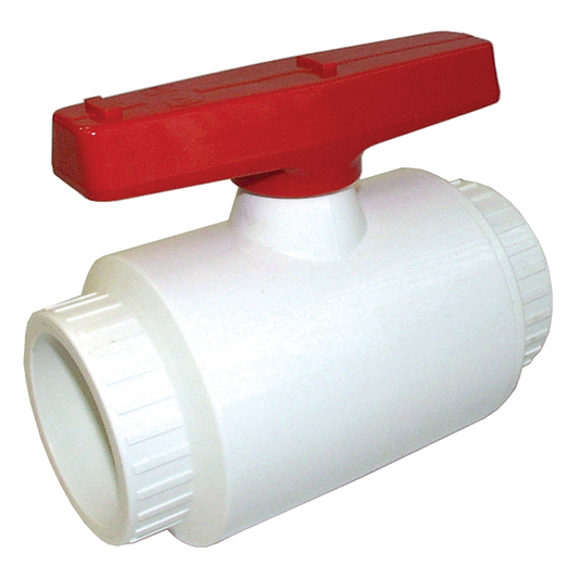 Legend Valves 201-419 4" PVC Two-Piece Ball Valve with E-Z Turn Tee Handle