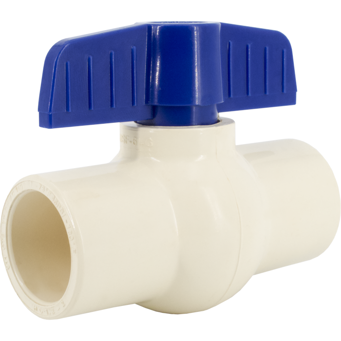 Legend Valves 202-407 1-1/2" CPVC Compact-Pattern Ball Valve with Tee Handle
