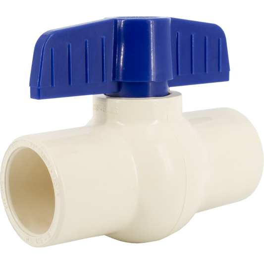 Legend Valves 202-406 1-1/4" CPVC Compact-Pattern Ball Valve with Tee Handle