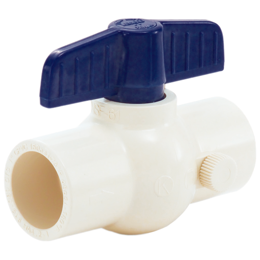Legend Valves 202-423 1/2" CPVC Compact-Pattern Ball Valve with Tee Handle and Drain
