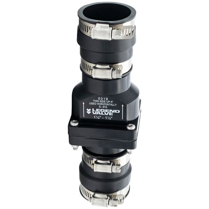 Legend Valves 203-228 2" ABS Sump Pump Swing Check Valve Body