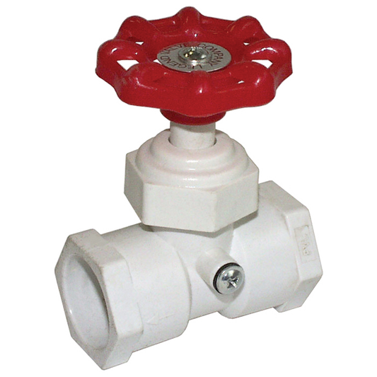 Legend Valves 202-536 3/4" PVC Compact-Pattern Stop and Waste Valve