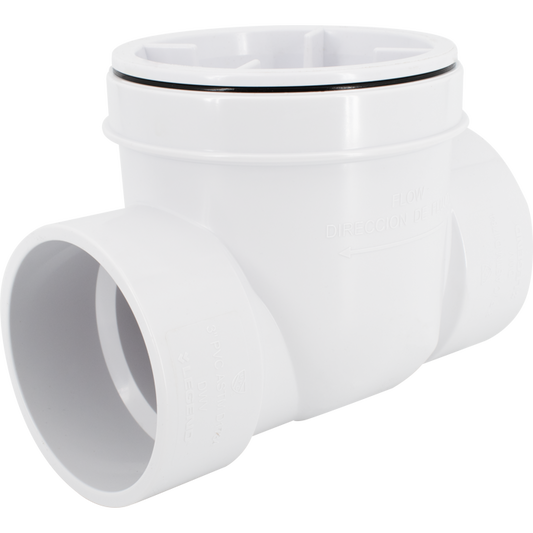 Legend Valves 202-251 1-1/2" PVC Backwater Valve with Lid