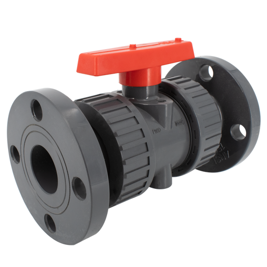 Legend Valves 201-240 3" UPVC Flanged True Union Ball Valve