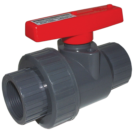 Legend Valves 201-257 1-1/2" UPVC Single-Union Ball Valve