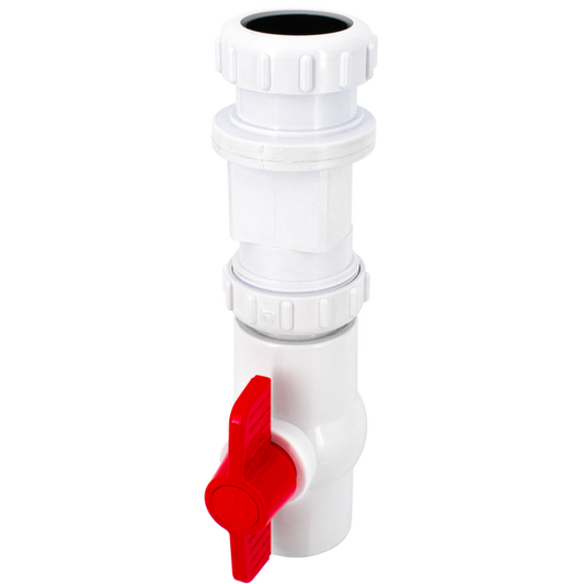 Legend Valves 203-257 1-1/2" PVC Sump Pump Combination Ball and Swing Check Valve