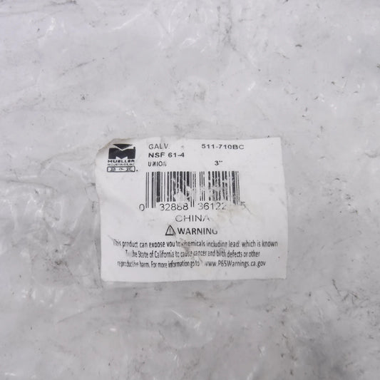 B&K Products 511-710 3" Union